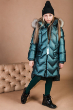 Пальто для девочки GnK ЗС-878 превью фото